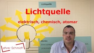 Lichtquelle  Physik  Optik  Lehrerschmidt [upl. by Amelie]