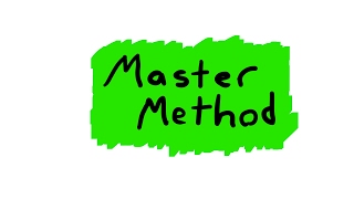 Master Method to Solve Recurrences  Overview [upl. by Asir222]