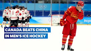 🏒 Mens Ice Hockey Highlights Beijing 2022  China 🆚 Canada [upl. by Handel]