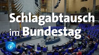 Bundestag Weidel und Merkel liefern sich Schlagabtausch bei Generaldebatte [upl. by Elenahc]