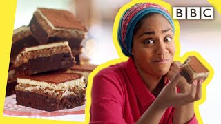 Nadiyas indulgent chocolate brownie recipe  Nadiya Bakes  BBC [upl. by Mccarthy612]