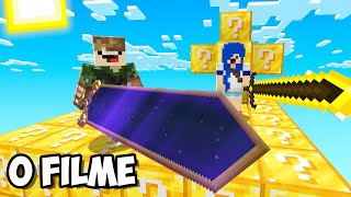 MINECRAFT Ilha Lucky Block  FILME [upl. by Orthman]