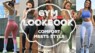 UPDATED Gym Haul Lookbook Try On  Forever 21  Better Bodies  Aimn  Bombshell  LuLuLemon [upl. by Ahsa485]