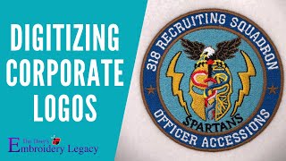 How to Digitize Corporate Logos into Embroidery Designs  Tips amp Tricks [upl. by Sherourd]