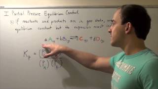 Partial Pressure Equilibrium Constant [upl. by Luahs]