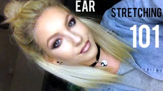 Ear Stretching 101  Beginners Guide  DEMO [upl. by Salohcim]