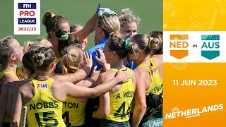 FIH Hockey Pro League 202223 Netherlands v Australia Women Game 2  Highlights [upl. by Fiester]