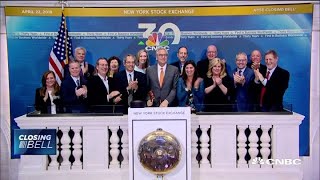 CNBC rings closing bell at the NYSE for 30th anniversary [upl. by Handbook]