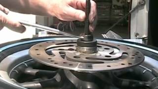 Harley Davidson Wheel Bearing Change and Tire Informationavi [upl. by Klemens]