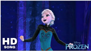 Frozen let it go song  sing along with lyrics [upl. by Oemac]