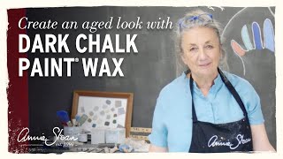 How to create an aged look using Dark Chalk Paint® Wax [upl. by Leanahtan288]