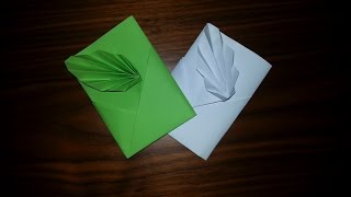 Como hacer un sobre con hoja Origami3 [upl. by Eseeryt]