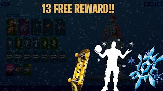 NEW  LEAKED 13 FREE WINTERFEST CHALLENGES REWARDS INGAME [upl. by Yoreel]