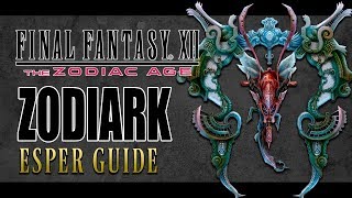 Final Fantasy XII The Zodiac Age  ZODIARK  Optional Espers Guide [upl. by Giffer]