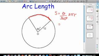 Area of a Sector and Arc Length [upl. by Claybourne]