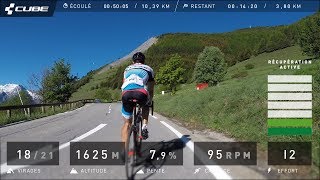 Home Trainer  60 minutes  Entraîne toi avec Simon Fourcade dans la grimpée de lAlpe dHuez [upl. by Leahcam]