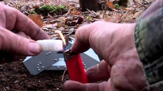 Esbit Pocket Survival Stove Review  Compact Lightweight Solid Fuel Tablet Cooker [upl. by Tiraj]