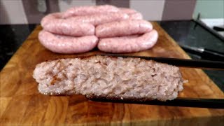 How To Make Sausages Ruskless Sausages Also Gluten FreeSRP [upl. by Agee]