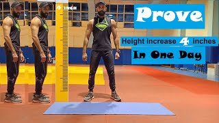 Steps To Increase Height 4 Inches In One Day [upl. by Anitrak20]