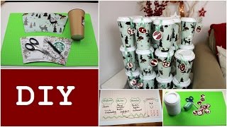 Adventskalender basteln  DIY Anleitung  gabelschereblog [upl. by Hassadah464]