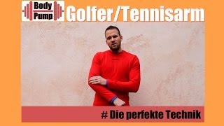 Sehnenscheidenentzündung  Golferarm  Tennisarm  Dehnübung  Behandlung  Armschmerzen [upl. by Floria]