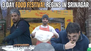 3 DAY FOOD FESTIVAL BEGINS IN SRINAGAR [upl. by Ekoorb356]