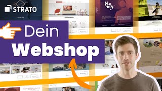 Einfach einen Webshop mit STRATO erstellen  So gehts [upl. by Atikkin130]