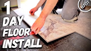 How To Install Vinyl Plank Flooring [upl. by Ainocal]