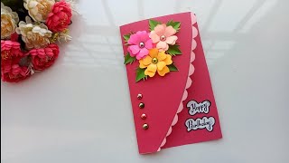 Beautiful Handmade Birthday cardBirthday card idea [upl. by Nednyl552]