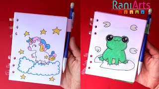 HAZ UN DIARIO  LIBRETA  CUADERNO  FÁCIL  DIY [upl. by Elkraps]