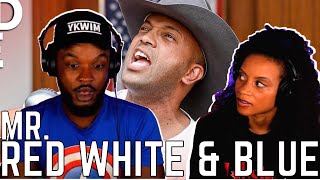 🇺🇸💥 Coffey Anderson Mr Red White And Blue 🎵 FIRST TIME REACTION [upl. by Mapel]