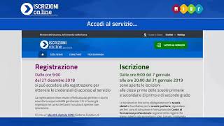 Iscrizioni online 201920  01 Come registrarsi [upl. by Otsuj108]