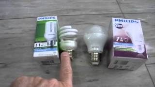 LED vs CFL Light Bulbs Updated Video Available [upl. by Scottie]