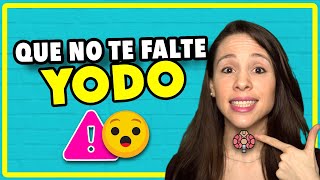 IMPORTANTE ⚠️ Alimentos con YODO ¿Qué es ¿Para qué sirve [upl. by Norrag448]