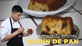 como preparar BUDIN DE PAN [upl. by Refeinnej]