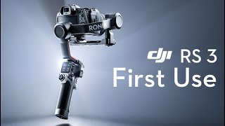 DJI RS 3｜First Use [upl. by Laurella]