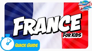 France for Kids  Fun facts on the French travel guide for kids [upl. by Doralynn]