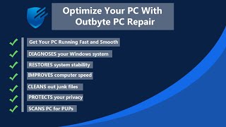 How to optimize a Windows PC using Outbyte PC Repair [upl. by Agiaf9]