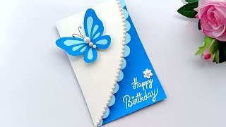 Beautiful Handmade Birthday cardBirthday card idea [upl. by Dewar765]