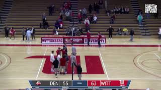 Mens Basketball  Wittenberg vs Denison [upl. by Lovash764]