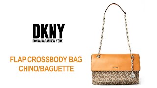 DKNY Bryant Flap Crossbody Bag ChinoBaguette [upl. by Vil]