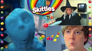 Top 10 Weirdly Funny Skittles Candy Commercials EVER [upl. by Enyaj201]