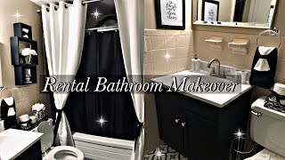 Rental Bathroom  5 INEXPENSIVE Things to do to Upgrade your Rental BATHROOM  Tips amp Hacks  2021 [upl. by Oswin991]