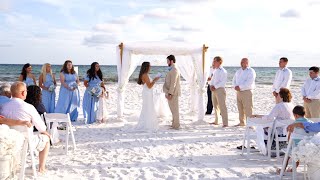 Destin Florida Beach Wedding  Dakota amp Payton Destination Wedding [upl. by Analos]