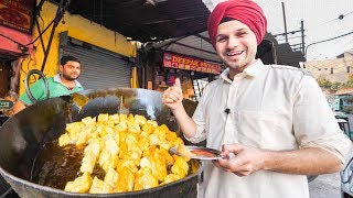 INDIAN STREET FOOD Tour DEEP in PUNJAB INDIA  BEST STREET FOOD in INDIA and BEST CURRY HEAVEN [upl. by Larentia]