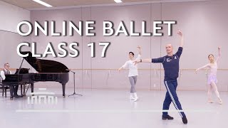 Online Ballet Class 17 with Ernst Meisner  Dutch National Ballet [upl. by Allegra]