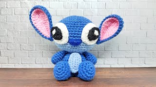 STITCH  HOW TO CROCHET  AMIGURUMI TUTORIAL [upl. by Selim]