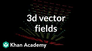 3d vector fields introduction  Multivariable calculus  Khan Academy [upl. by Anjali]