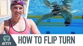 How To Flip Turn  Freestyle Swimming Tips For Beginners [upl. by Grube993]