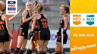 FIH Hockey Pro League 202223 Netherlands v Australia Women Game 1  Highlights [upl. by Warram]